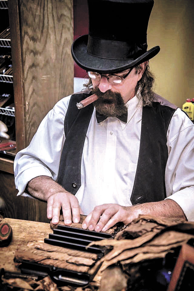 Hand-rolling cigars